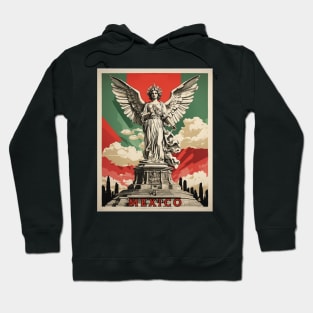 Angel de la Independencia Mexico Tourism Vintage Poster Hoodie